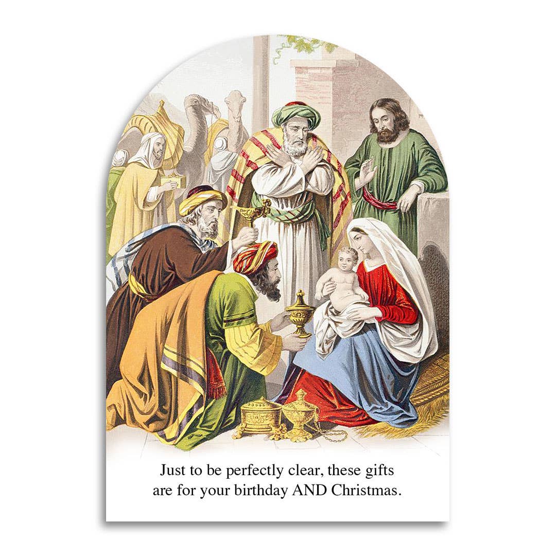 Holiday Card for Birthday and Christmas Gifts