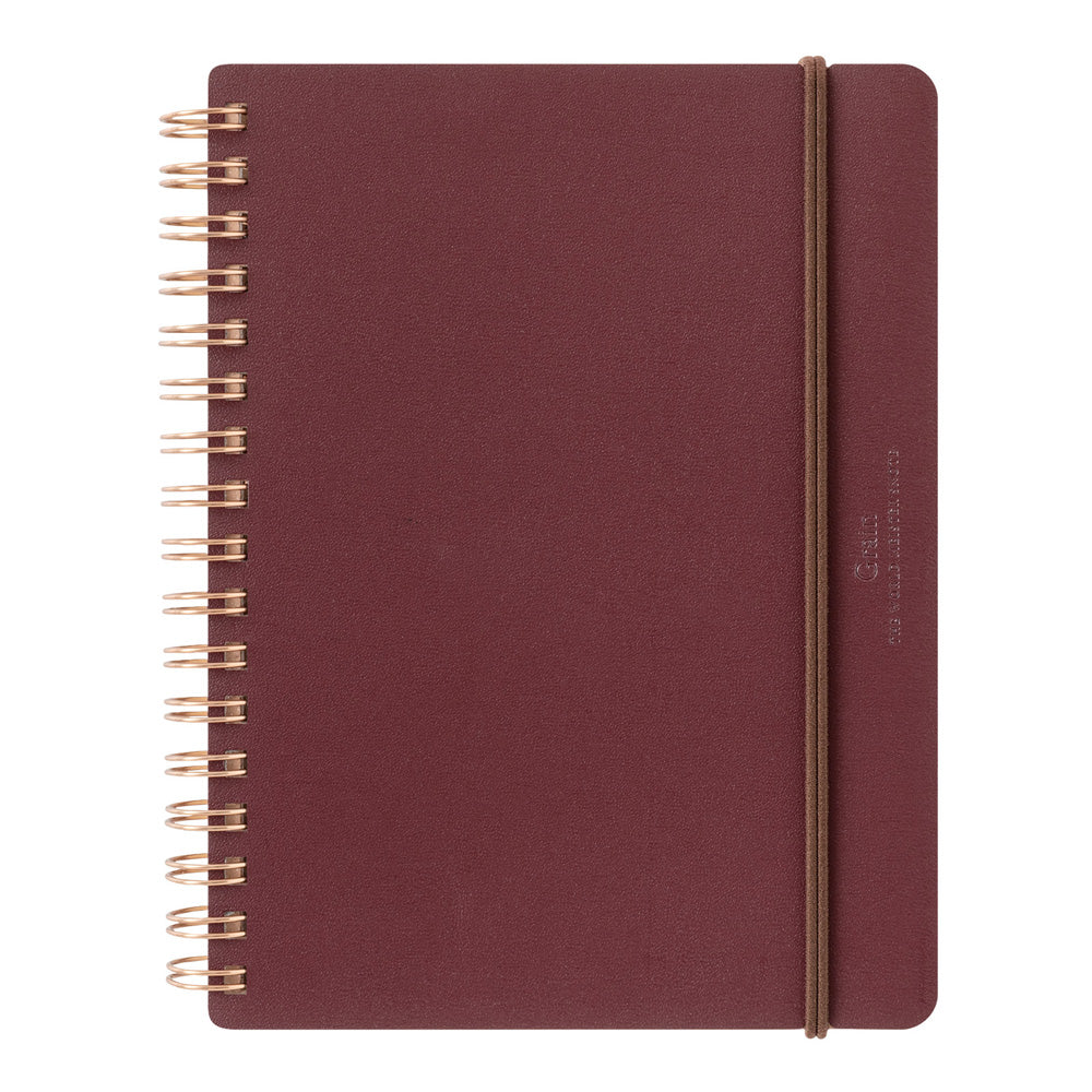 Midori Ring Notebook Grain B6 Red