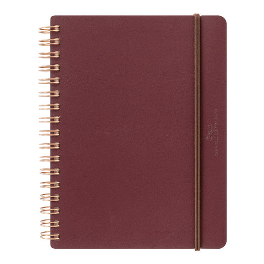 Midori Ring Notebook Grain B6 Red