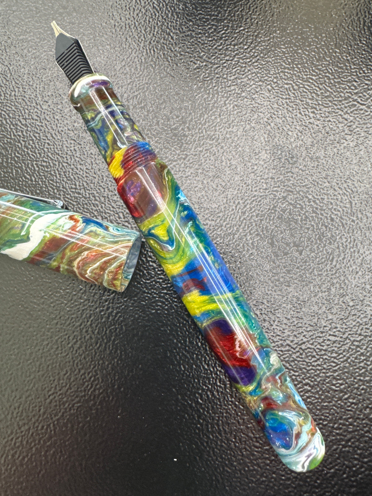 Hinze Pen Co Atlantis Rising Standard Fountain Pen with Clip