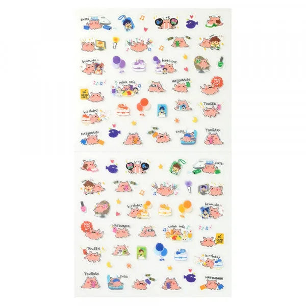 Planner Stickers Cheering Dumbo Octopus