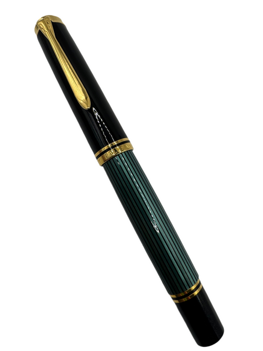 Pelikan M1000 Green Stripes Medium Nib