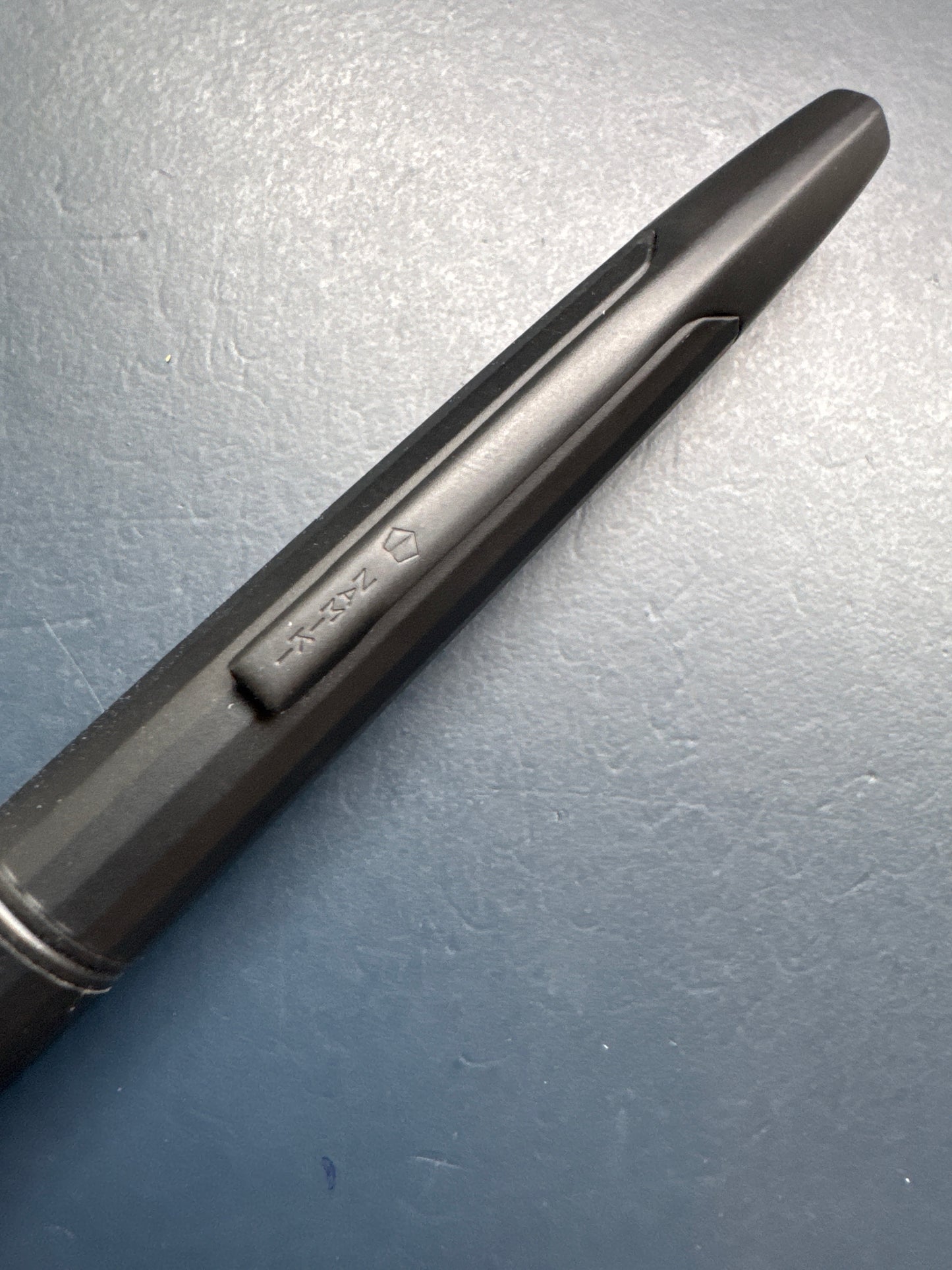 Namiki Capless (Vanishing Point) Faceted Matte Black "Stealth" Fountain Pen