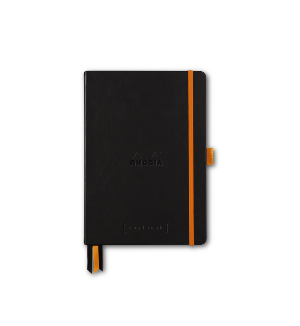 Rhodia Hardcover Goalbook Dot Bullet Journal - White Paper: ORANGE