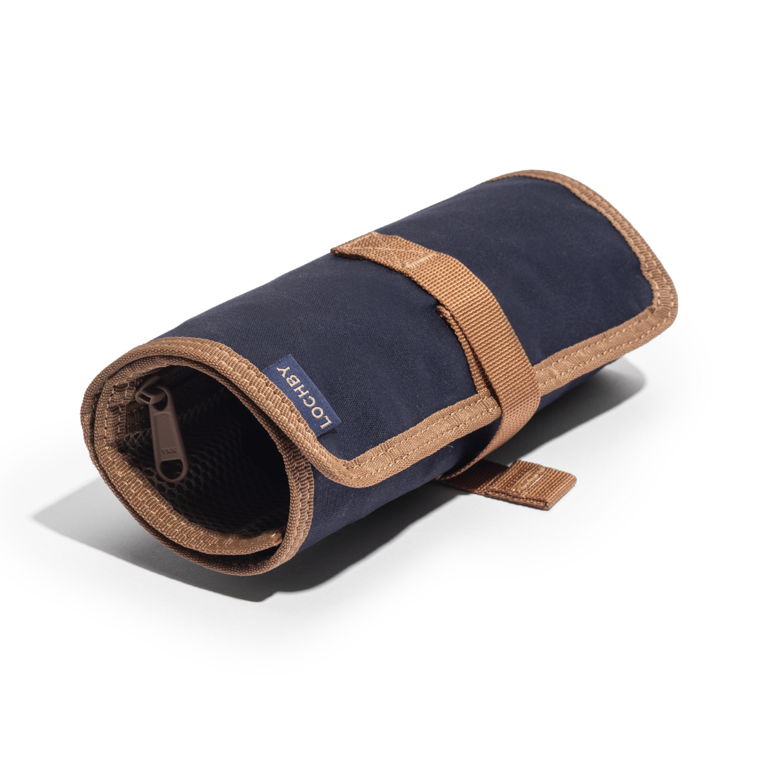 Lochby Tool Roll: Nautical/Navy Cream