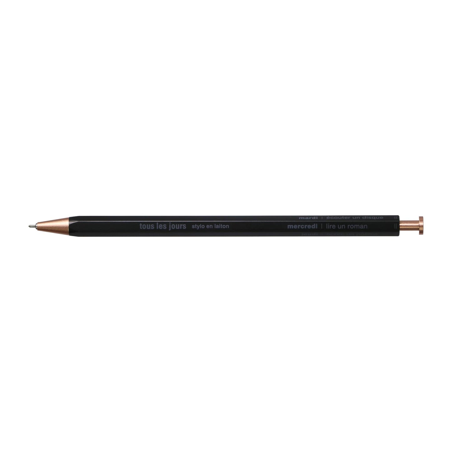Gel Brass Ballpoint Pen / MARK'STYLE: Gold
