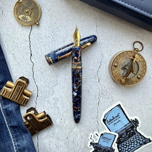 Esterbrook Estie Nouveau Blue Fountain Pen Scribe nib**