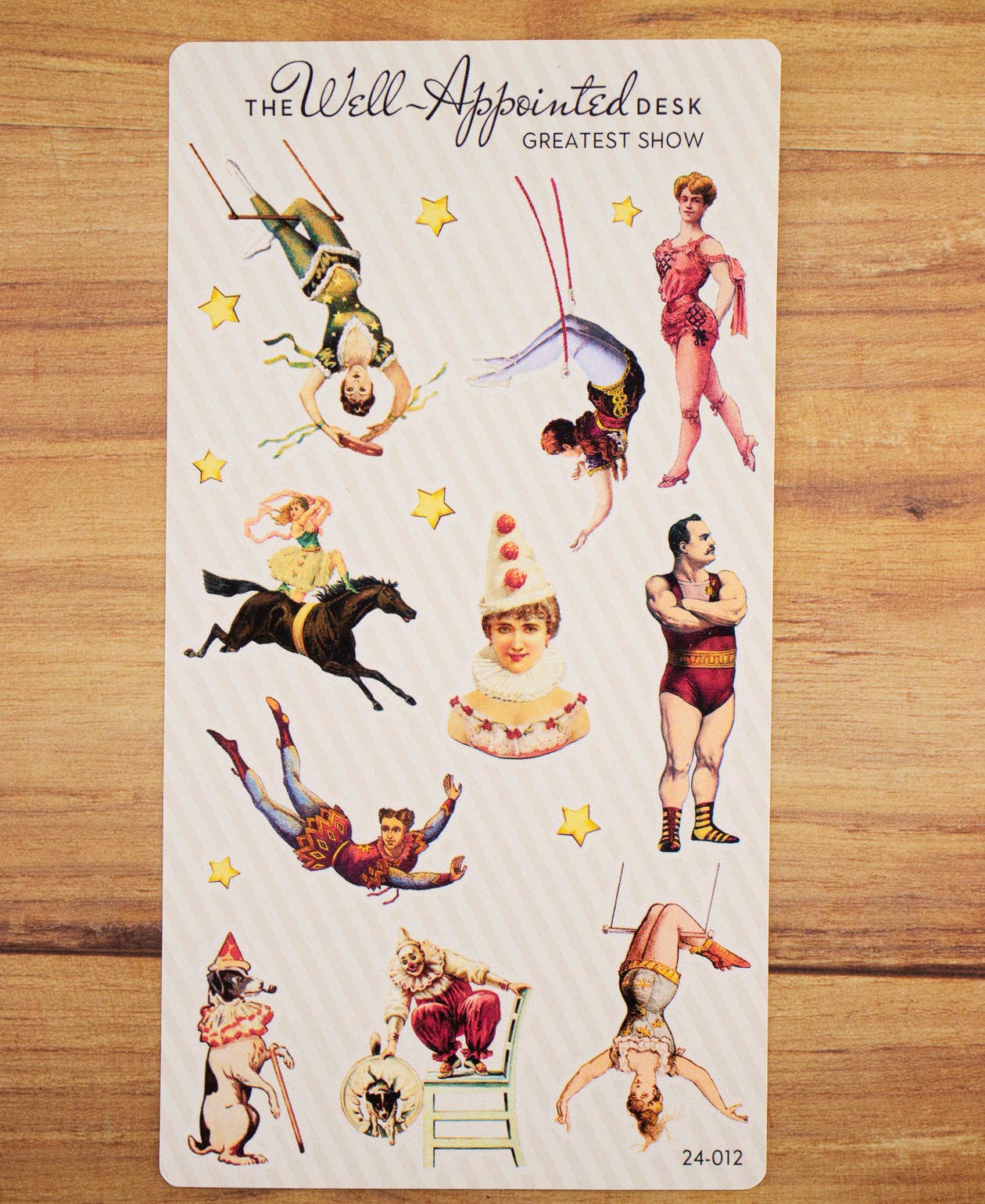 Greatest Show Circus Sticker Sheet