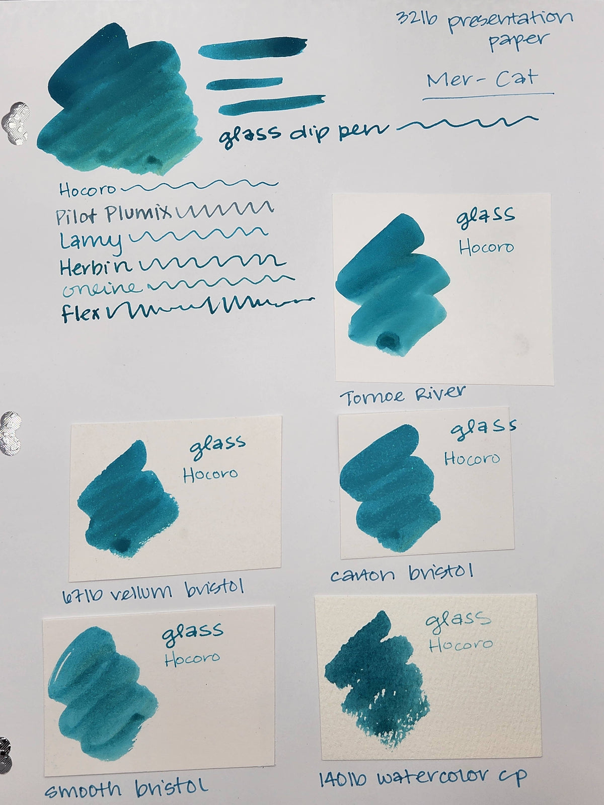 Push/Pull Fountain Pen Ink - Mer-Cat