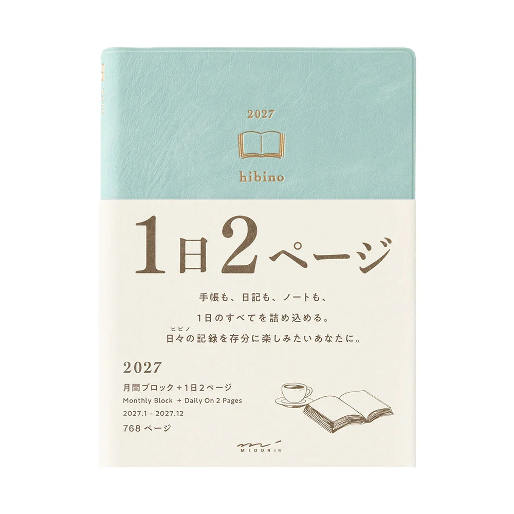 Midori 2027 Hibino Diary A6