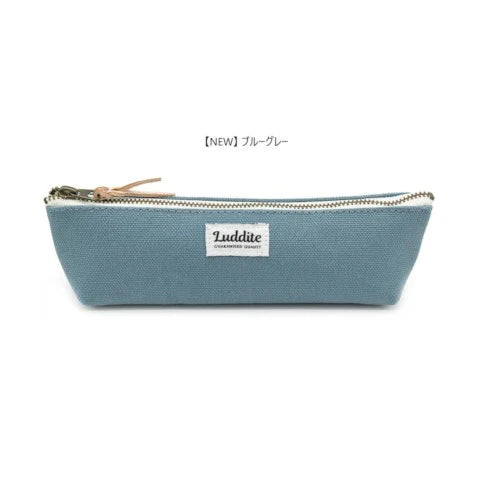 Luddite No.8 Canva Boat Pen Case Blue Grey