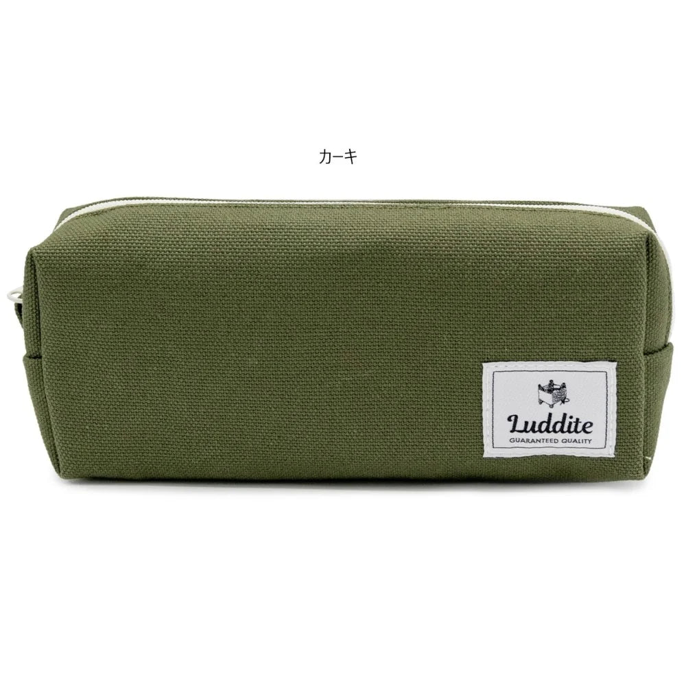 Luddite Kurashiki Box Pen Case- Khaki