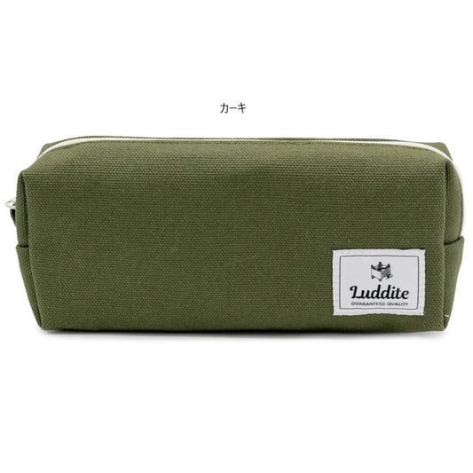 Luddite Kurashiki Box Pen Case- Khaki