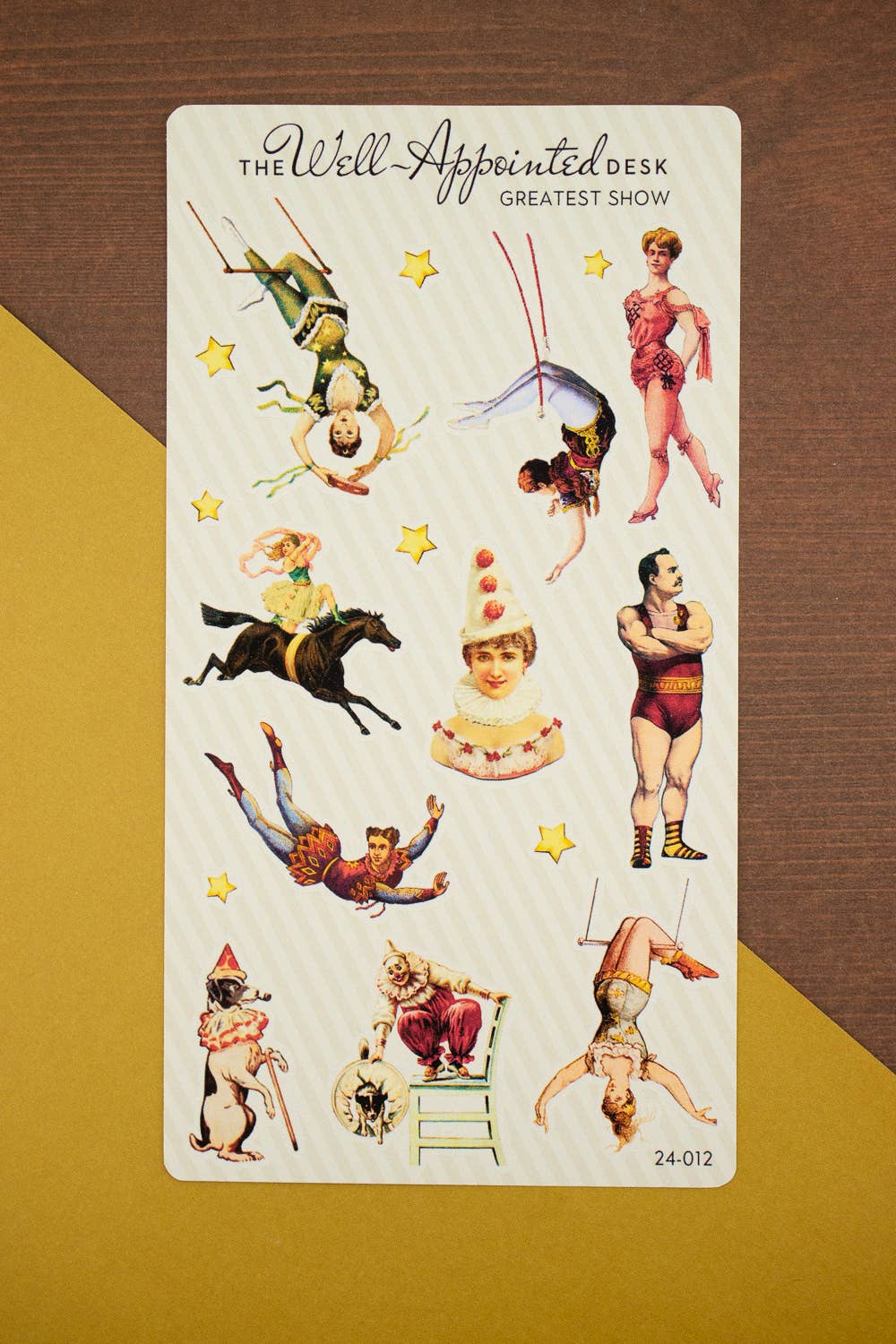Greatest Show Circus Sticker Sheet