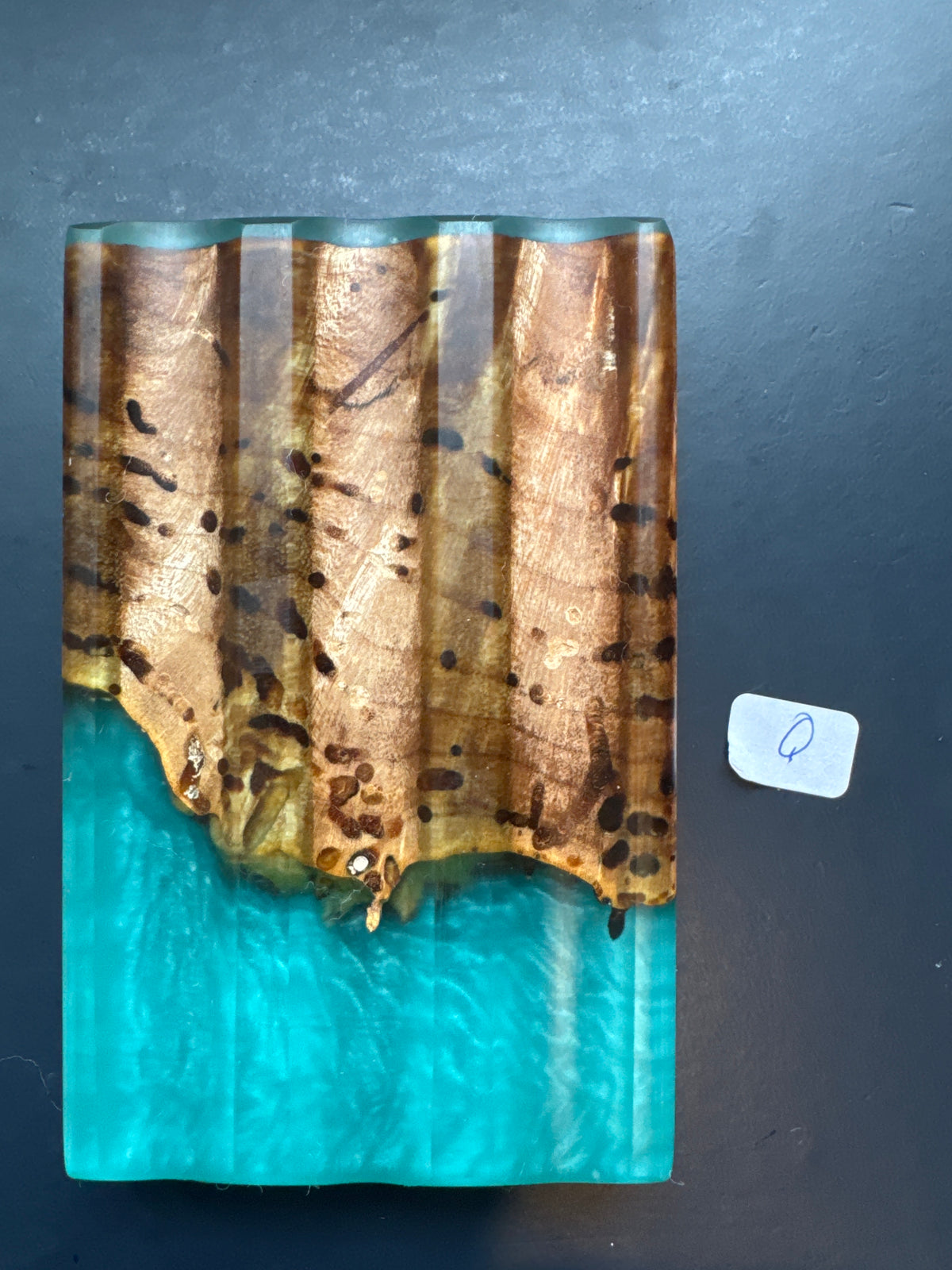 Wood and Epoxy Pen Rest