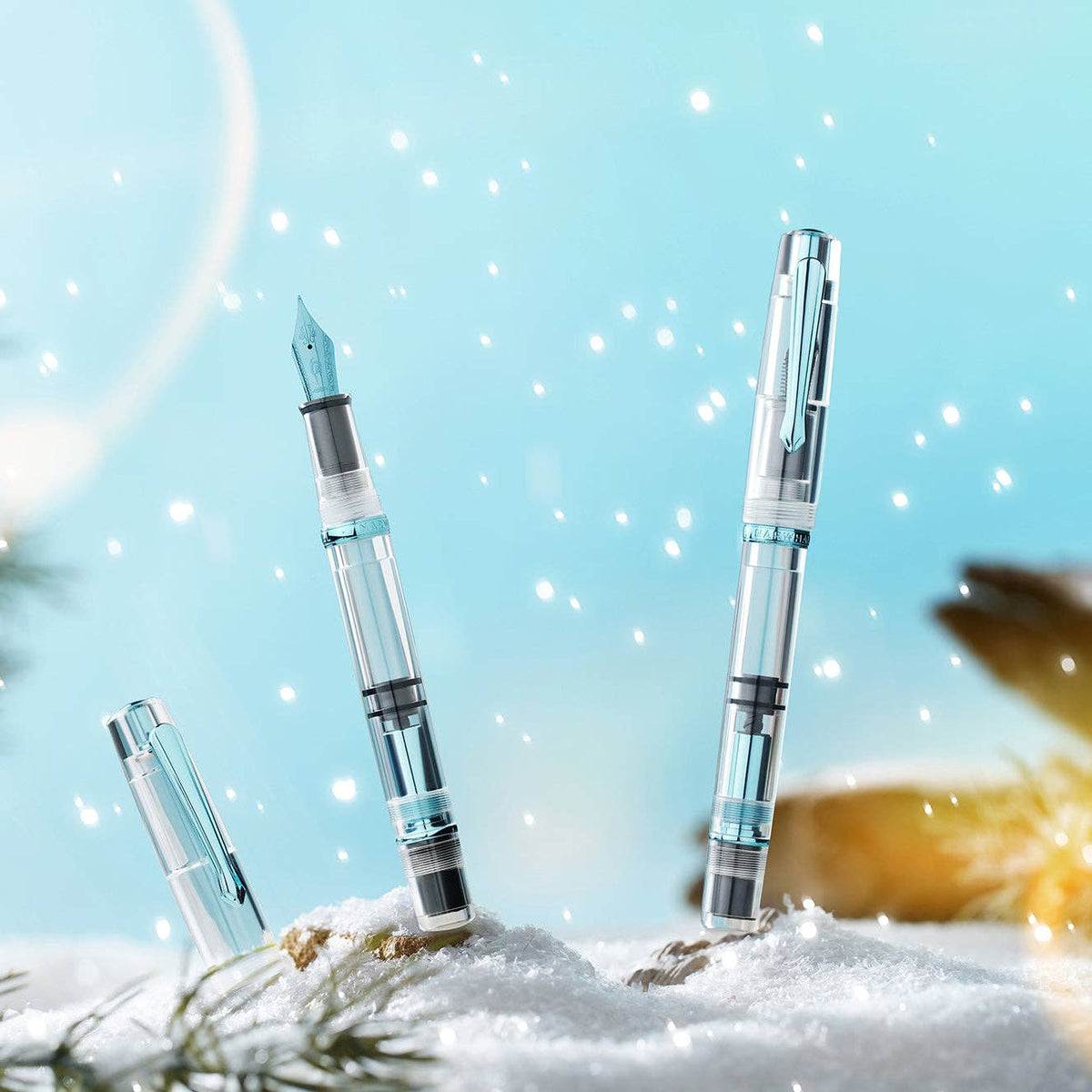 Nahvalur Original Winter Fountain Pen: Stub