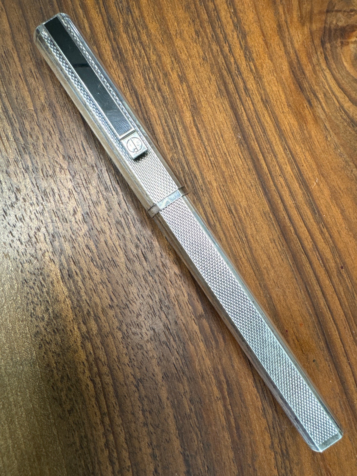 Alfred Dunhill Silver Gemline Classic Fountain Pen