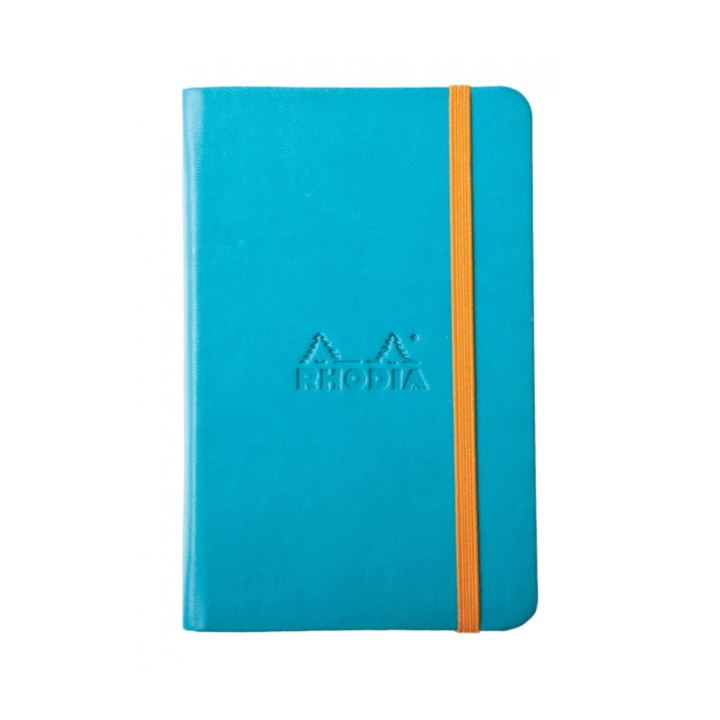 Rhodiarama Hardcover Webnotebook - 5.5 x 8.25 (A5): Anise (Lined Paper)