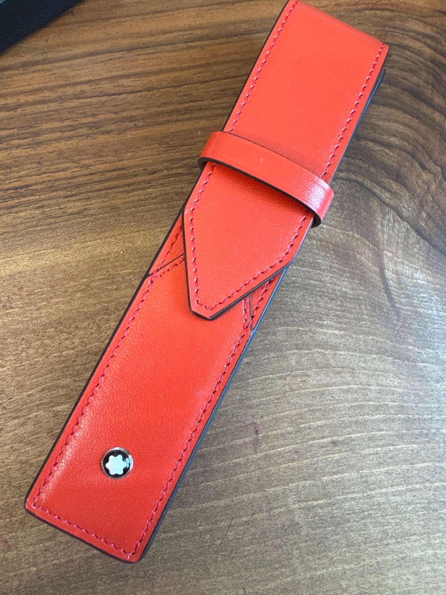 Montblanc Meisterstuck Pen Pouch in Rare Coral Color