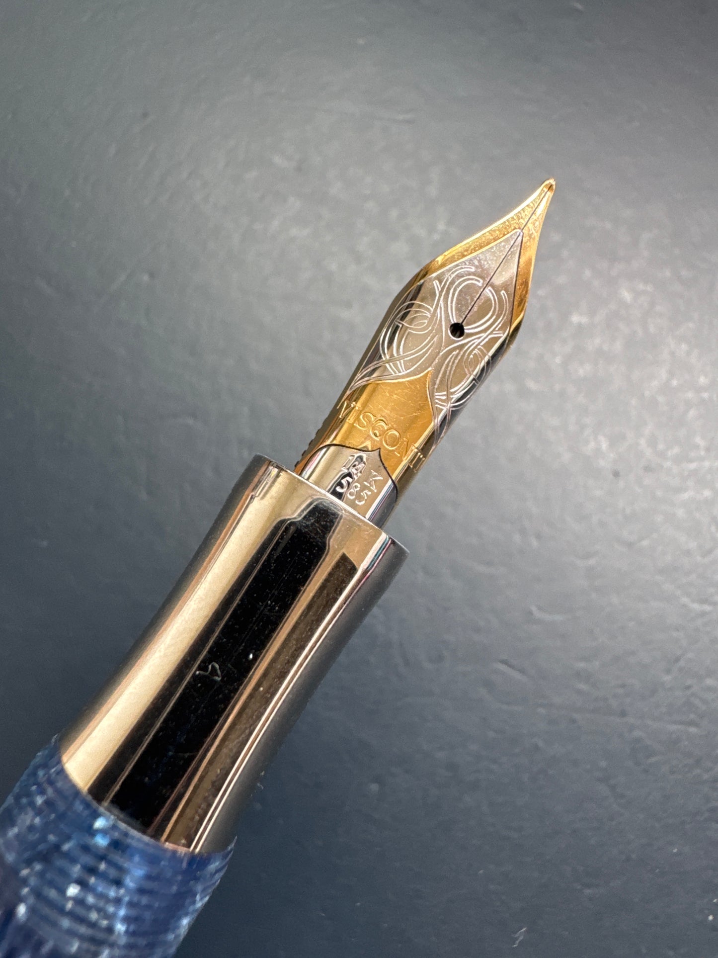 Visconti Amigdala Blue Fountain Pen