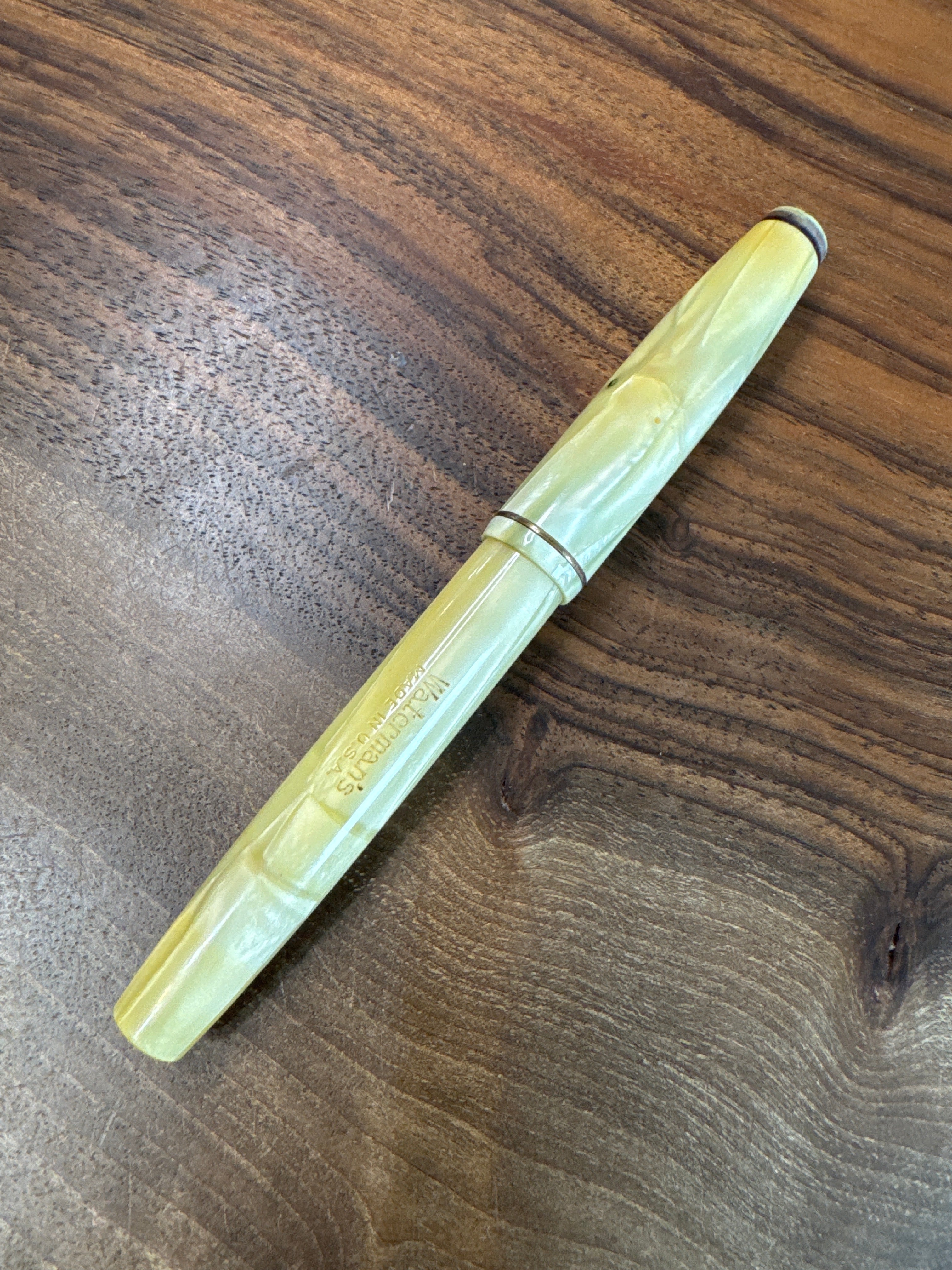 Watermans Ivory Red/Brown Band Nurses Fountain Pen – Seaside Pen Shop