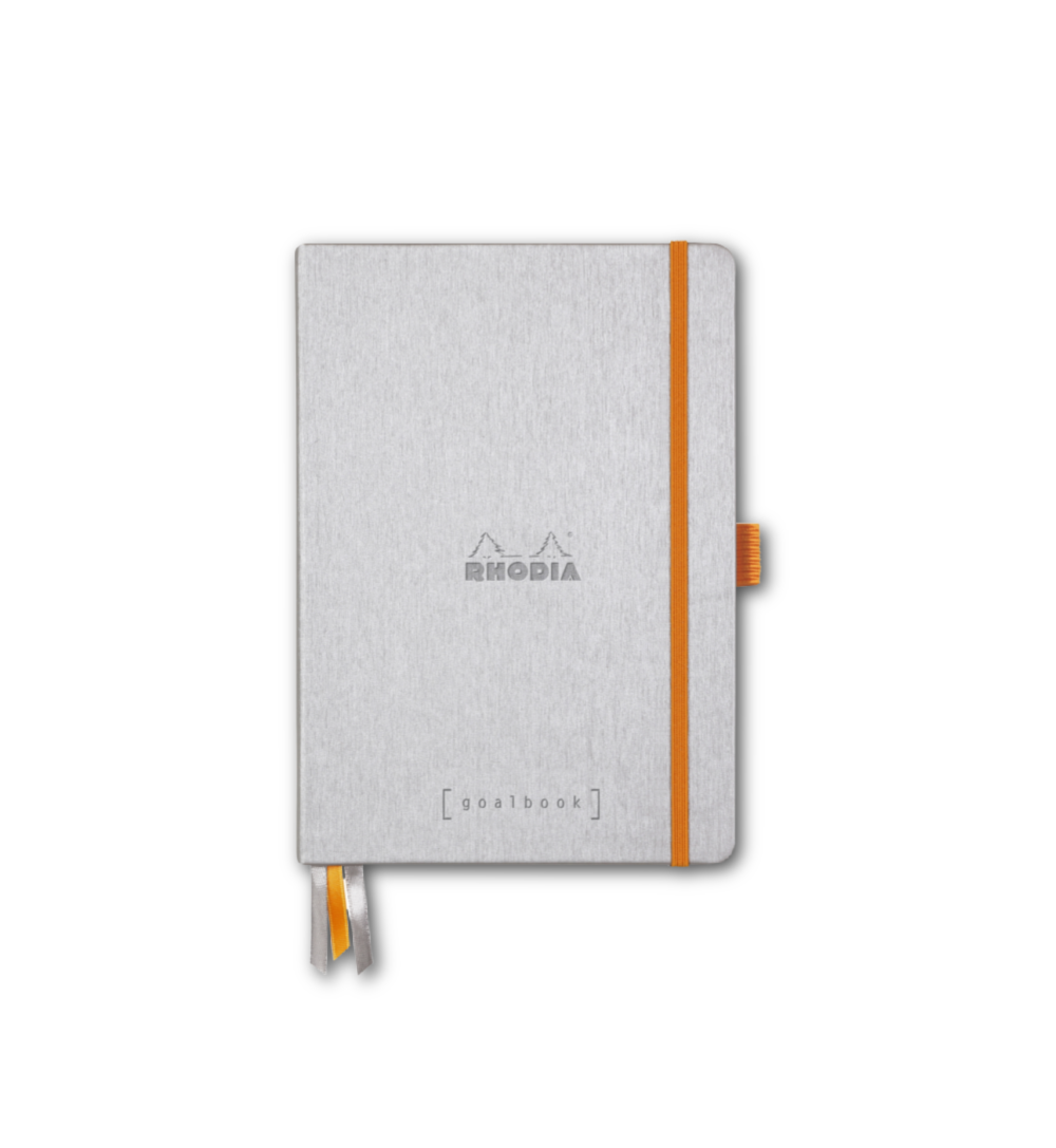 Rhodia Hardcover Goalbook Dot Bullet Journal - White Paper: ORANGE