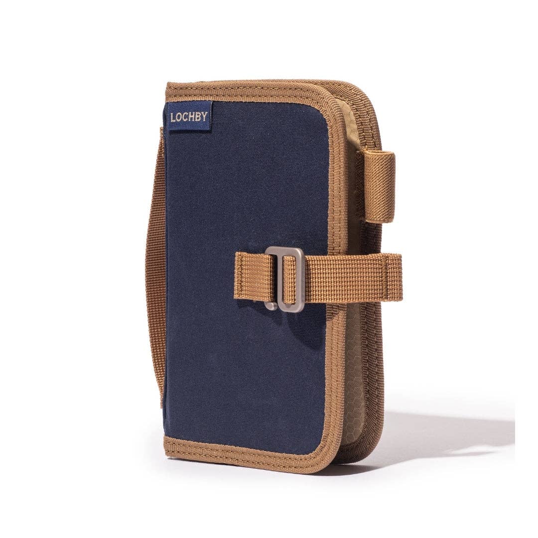 Lochby Mini Field Journal: Nautical/Navy Gold