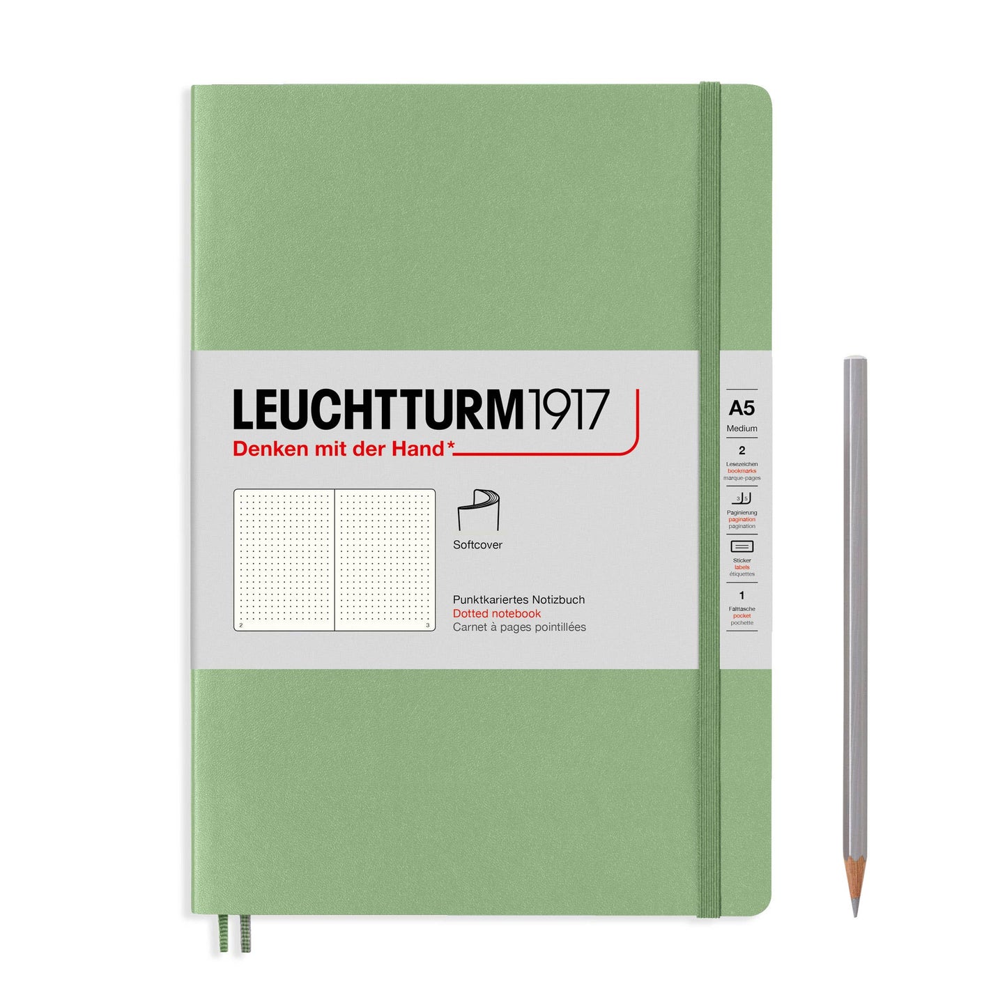 Leuchtturm Notebooks - Medium (A5): Rising Sun / Hardcover / Plain