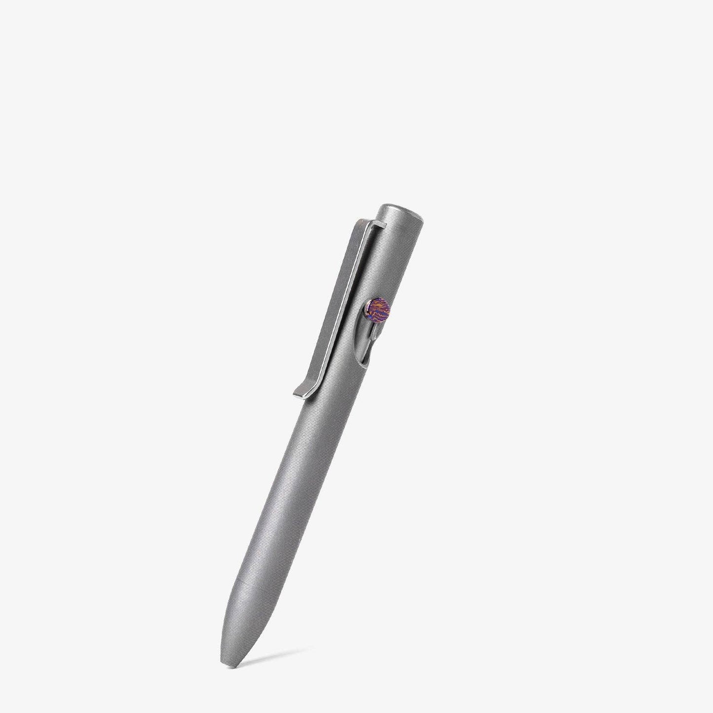 Tactile Turn Stonewashed Titanium Bolt Action Pen: Standard [5.6"]