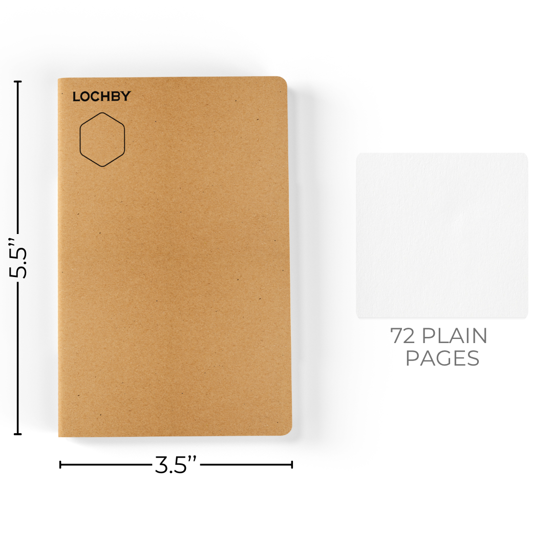 Lochby Pocket-size Plain Notebook
