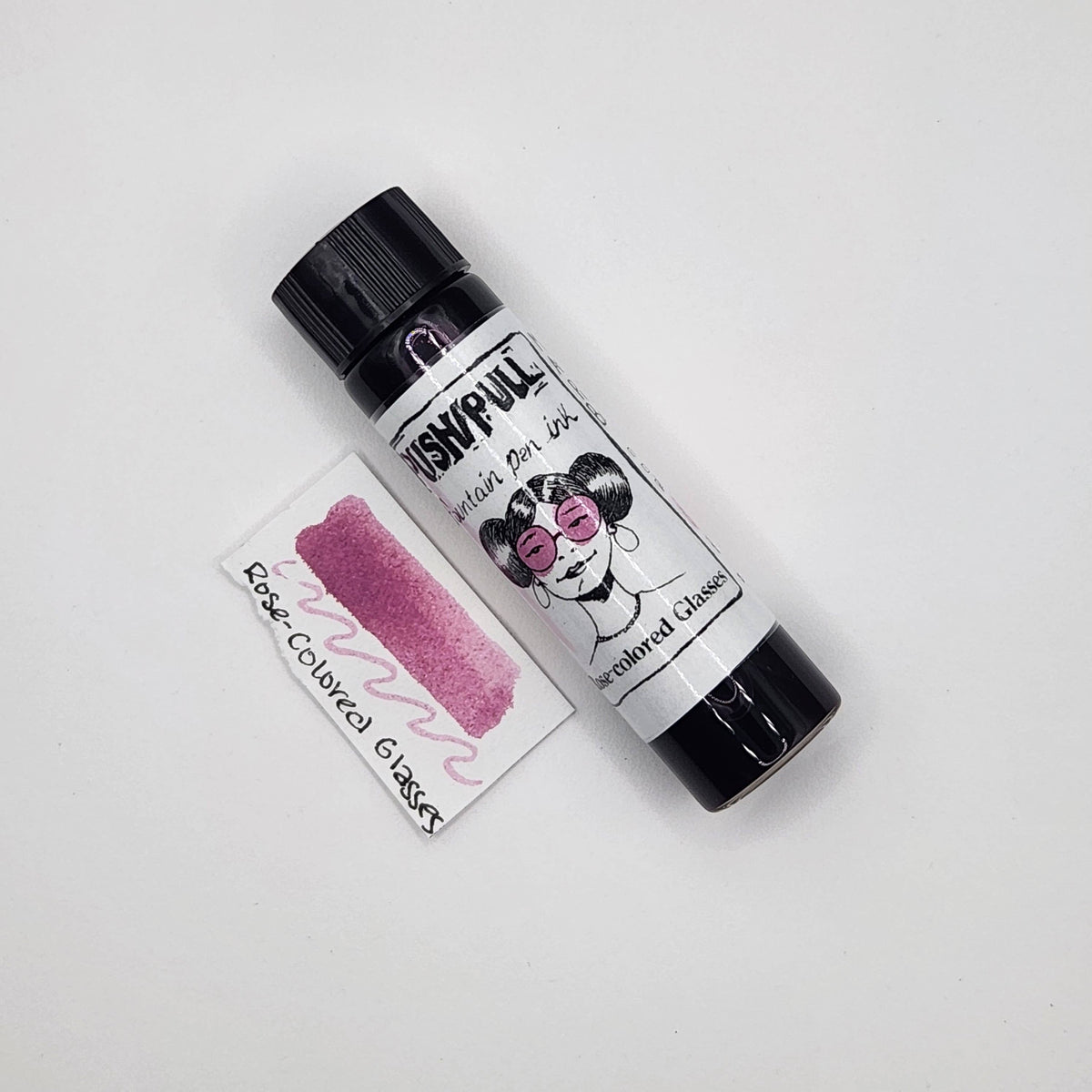 Push/Pull Fountain Pen Ink - Rose-Colored Glasses