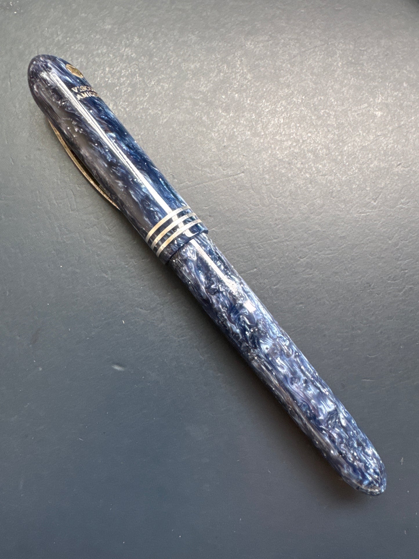Visconti Amigdala Blue Fountain Pen