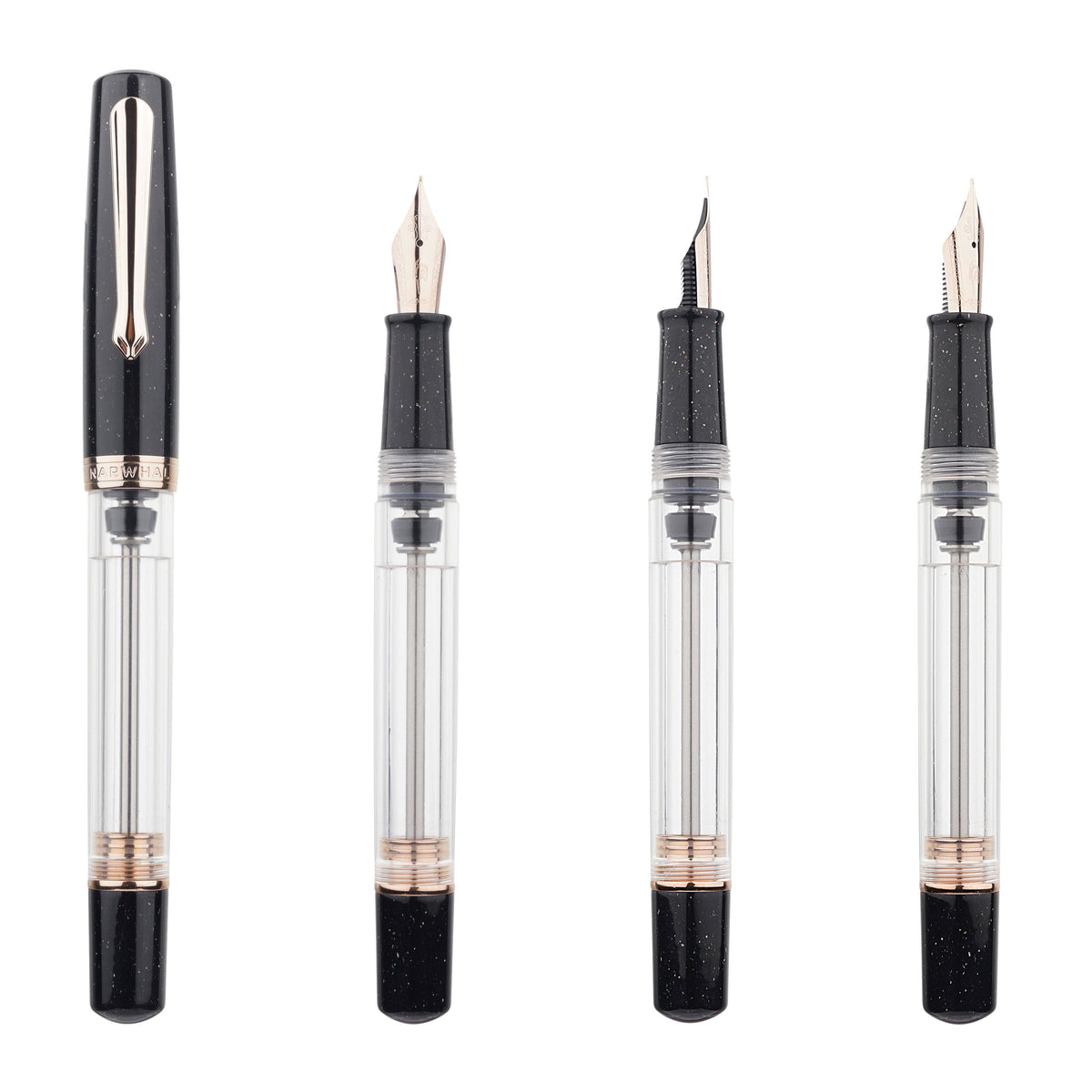 Nahvalur Original Plus Lovina Graphite Fountain Pen: Extra Fine