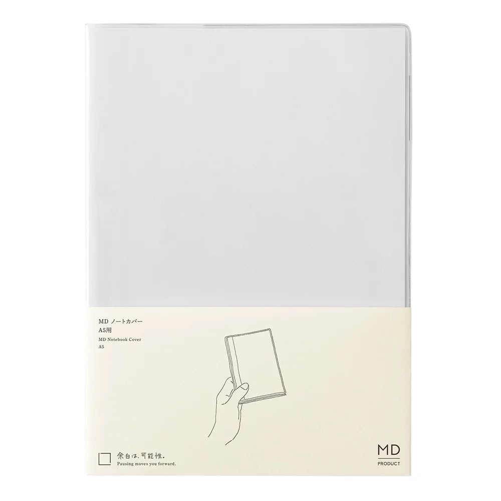 MD Notebook Cover A5 Clear Vinyl