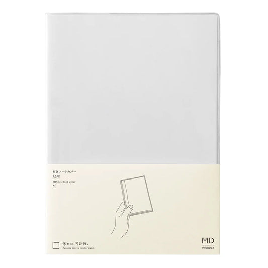 MD Notebook Cover A5 Clear Vinyl