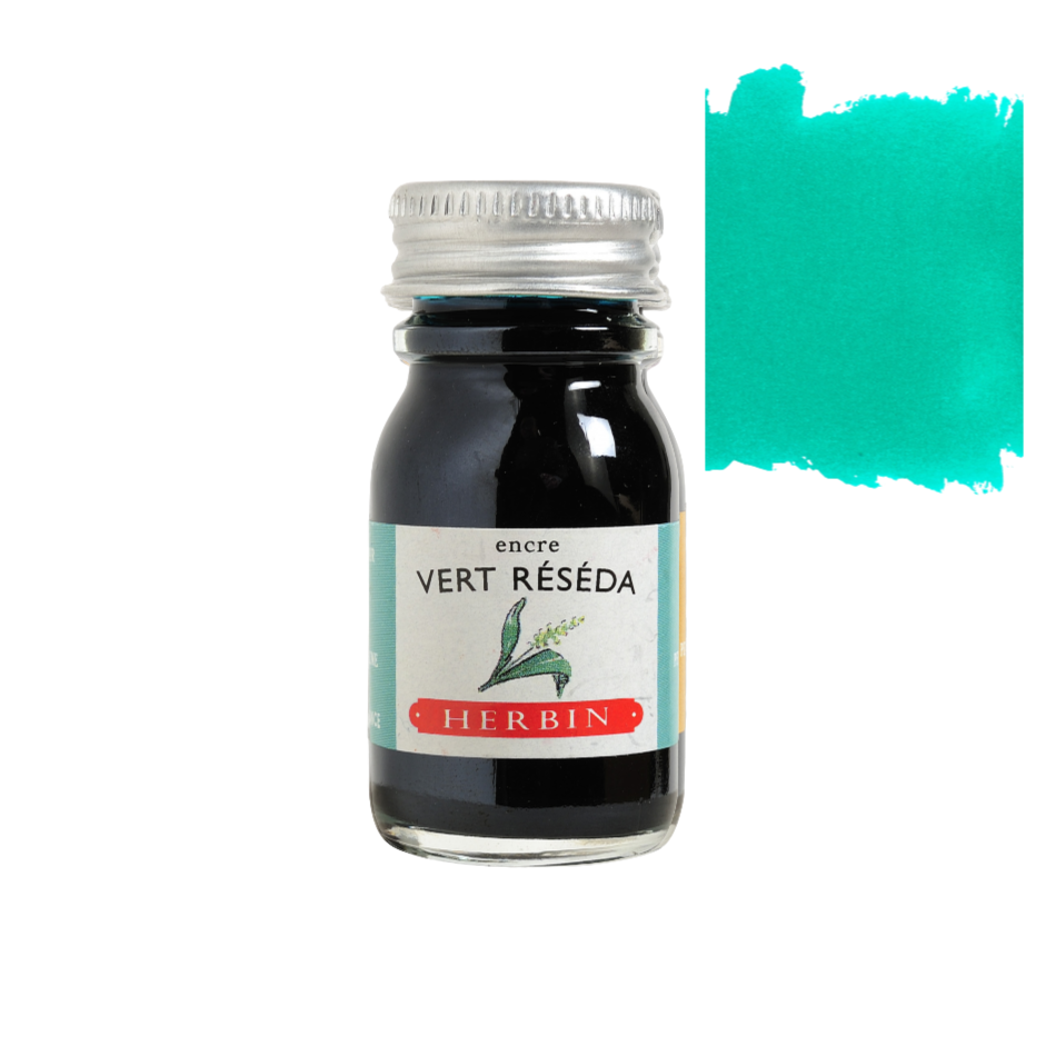 Herbin Fountain Pen Ink 10ml Bottle -35 Colors: Gris Nuage (Gray Cloud)