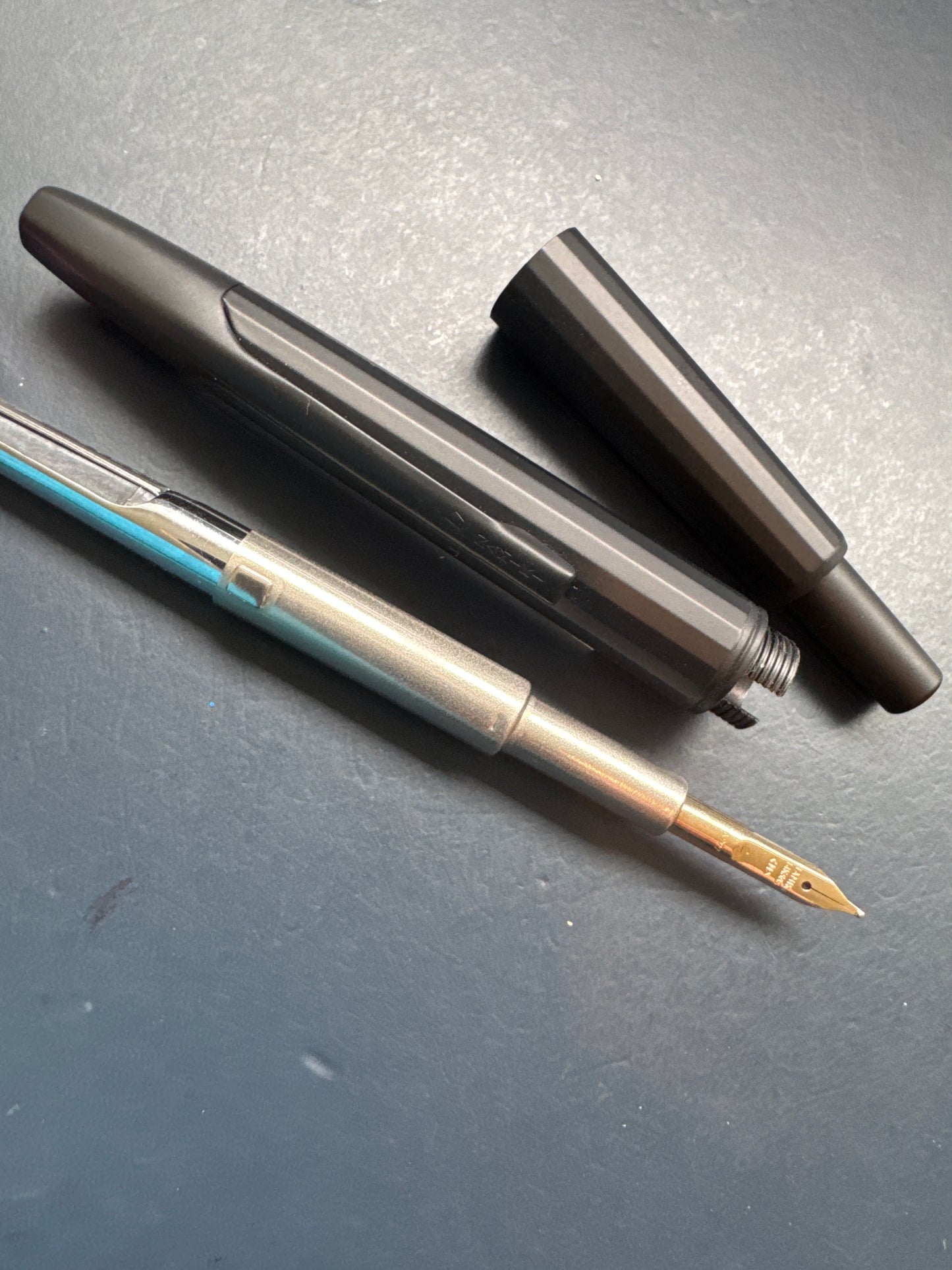 Namiki Capless (Vanishing Point) Faceted Matte Black "Stealth" Fountain Pen