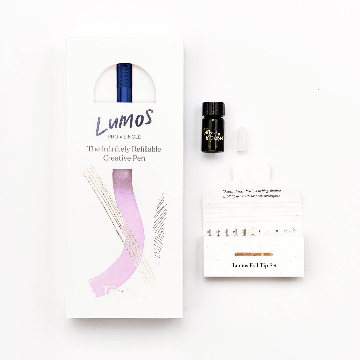 Tom's Studio Lumos Pro - Refillable Multi-Tip Pen: Sage / Single Tip