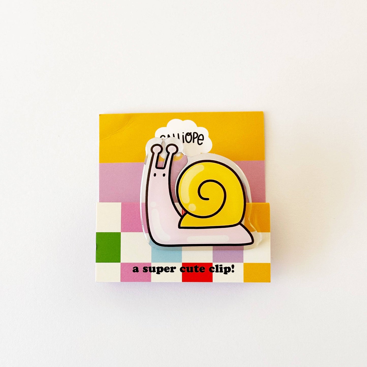 Calliope Squirt the Snail Clip