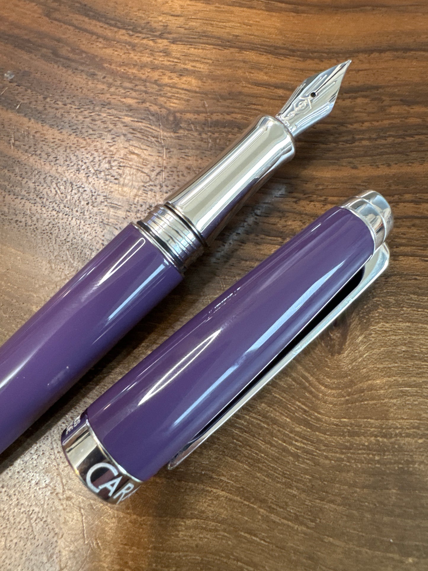 Caran d’Ache Leman Lilac Fountain Pen Medium Nib