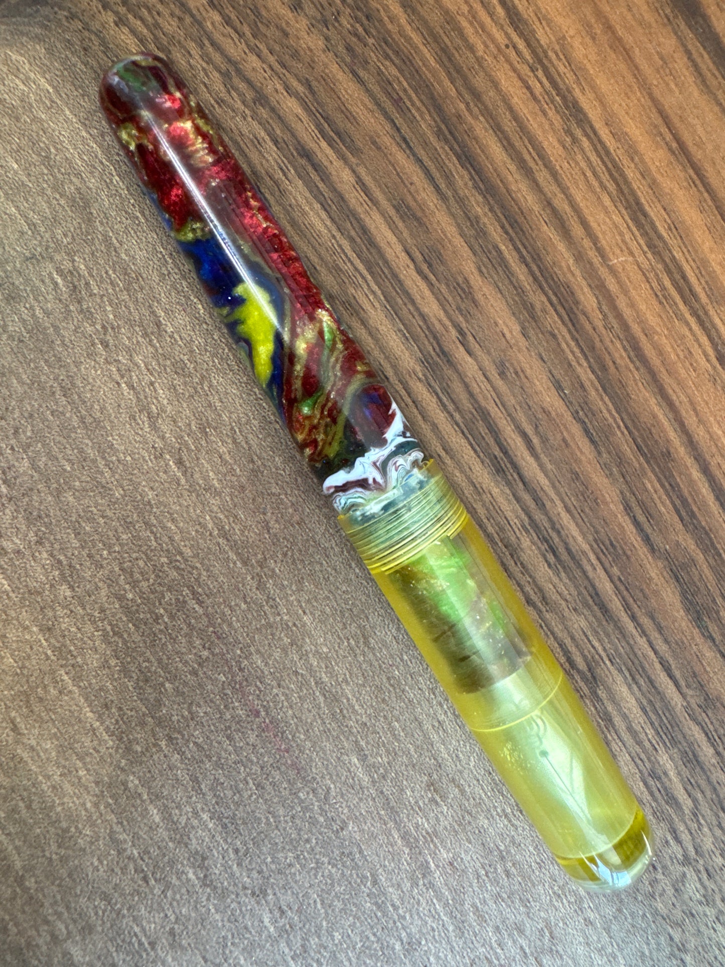 Hinze Pen Co Taschenstift Fountain Pen Atlantis Rising w/acrylic cap