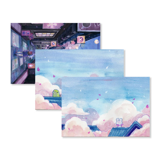Esterbrook Sakura Street Postcards