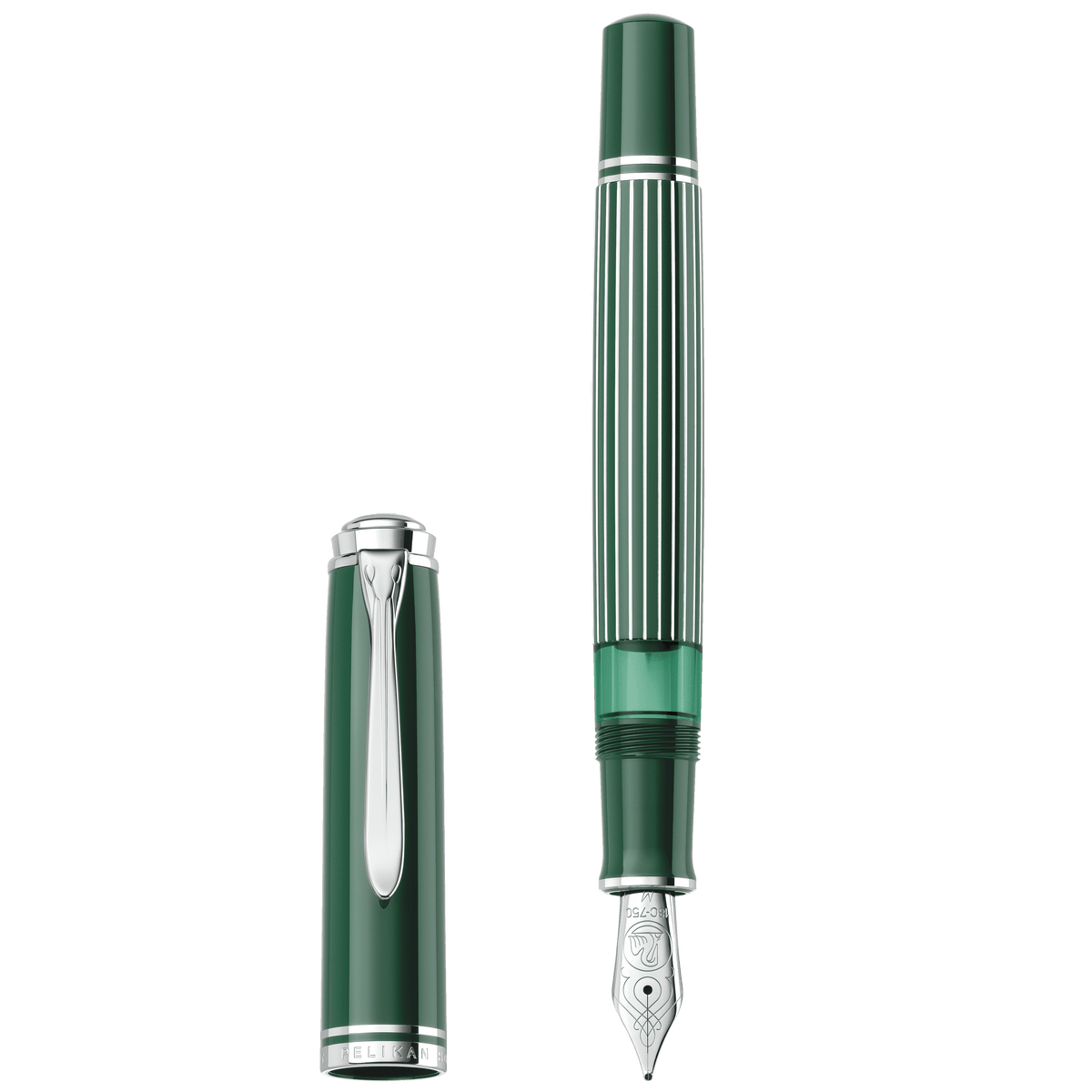 Pelikan M815 Metal Striped Green