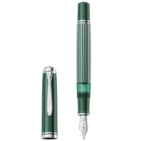Pelikan M815 Metal Striped Green