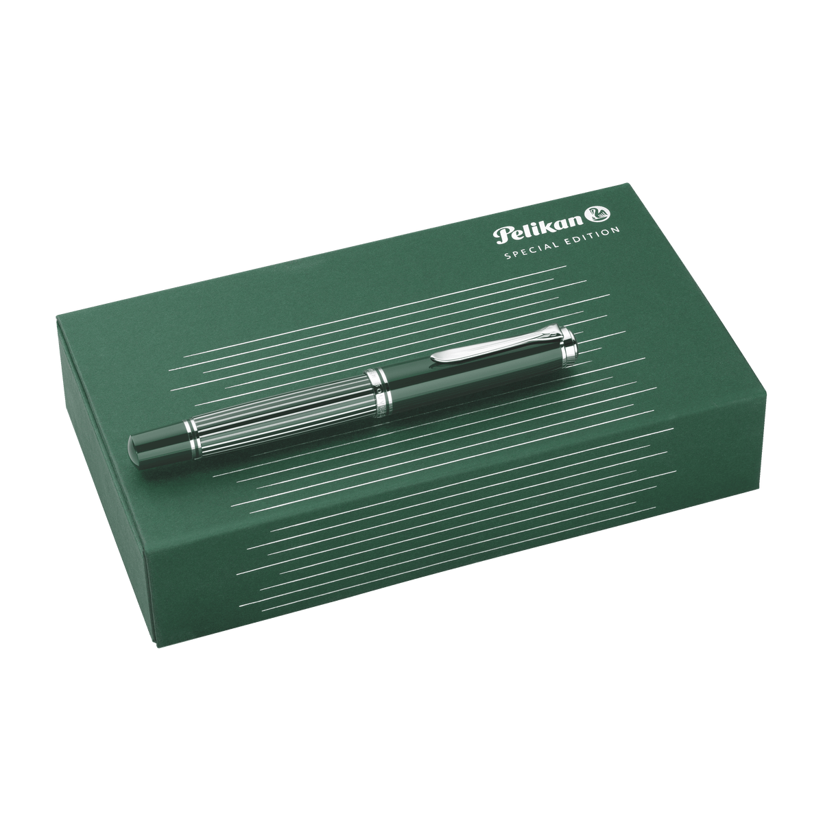 Pelikan M815 Metal Striped Green