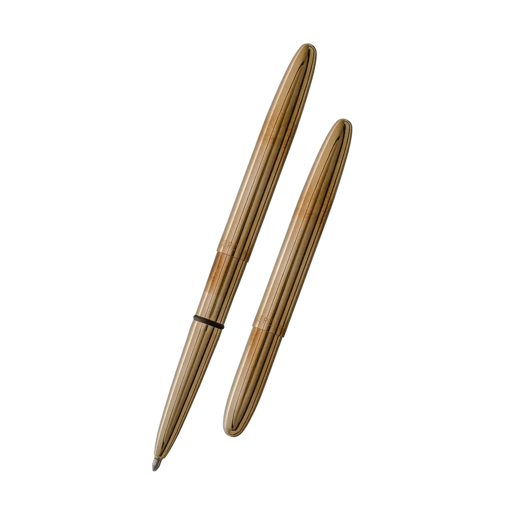 Fisher Antimicrobial Raw Brass Space Pen