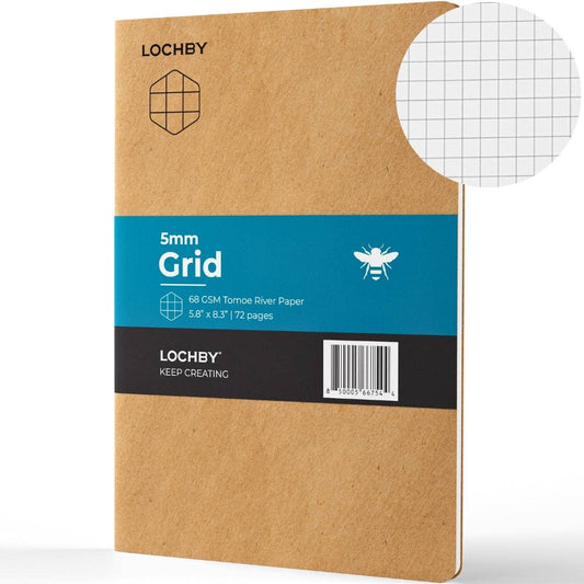 Lochby A5 Grid Notebook