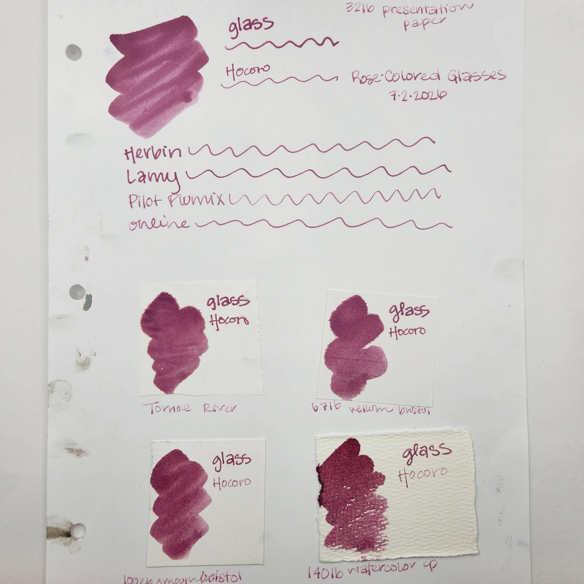 Push/Pull Fountain Pen Ink - Rose-Colored Glasses
