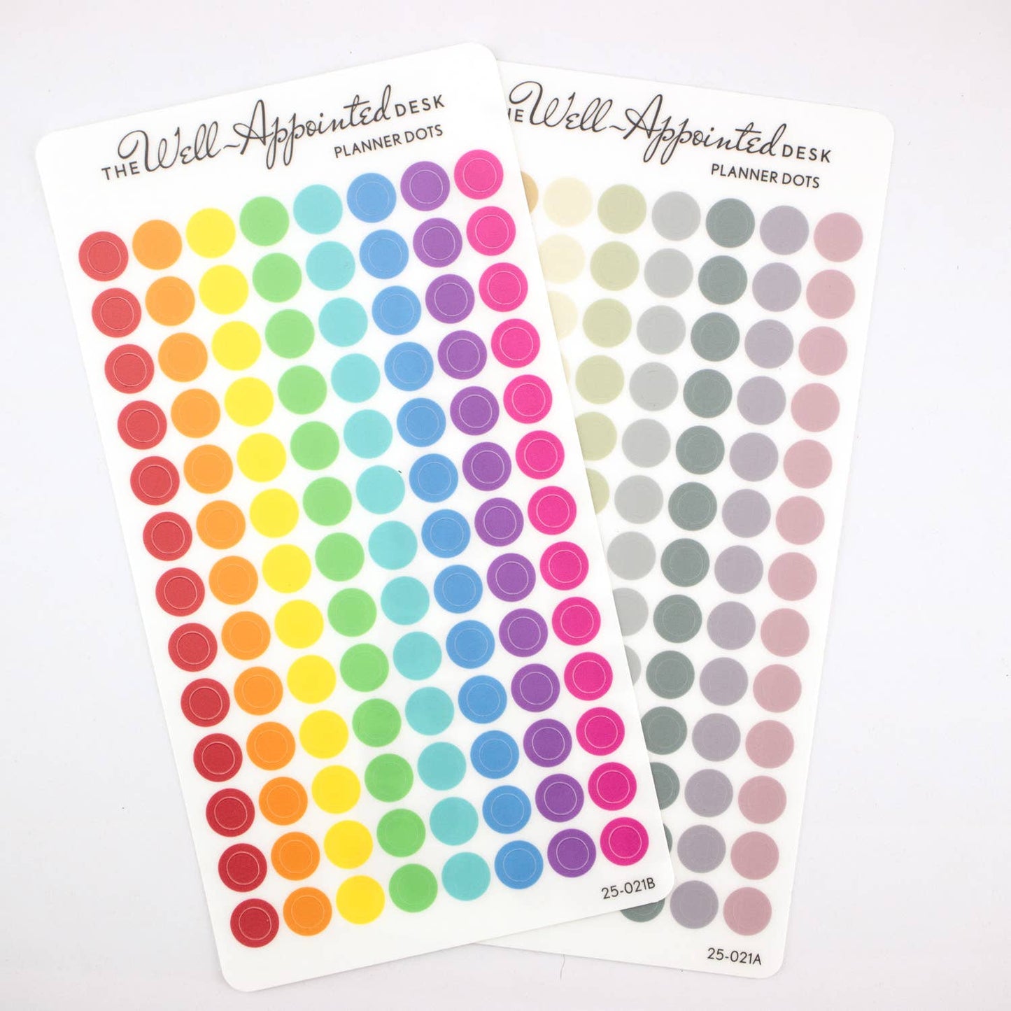 Date Dots Translucent Planner Sticker Sheet (25-021): Neutrals