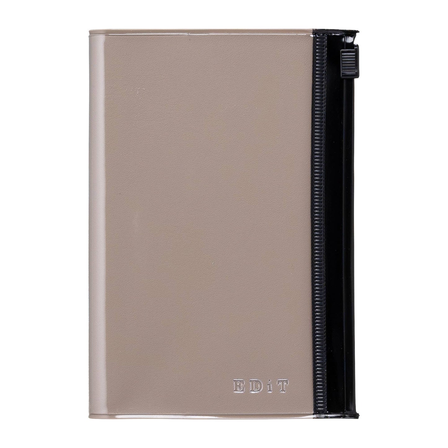 EDiT B7 Grid Notebook with PVC Cover & Zipper Pocket: Kelly Green